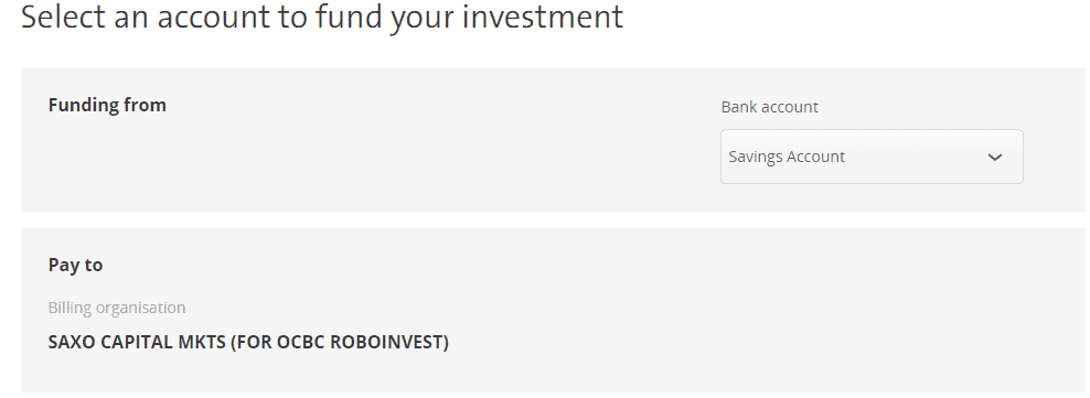 OCBC roboinvest thematic investing (step 3a)