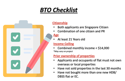HDB BTO Guide (BTO checklist)