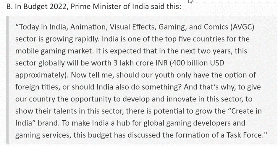 Beginner's guide to sea limited (Prime minister of India budget commentary)
