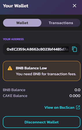 Best cryptocurrency wallet (BNB required for transaction fees)