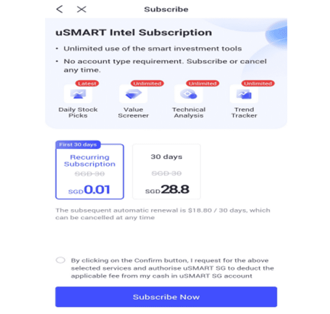 uSMART review (uSMART Intel subscription)