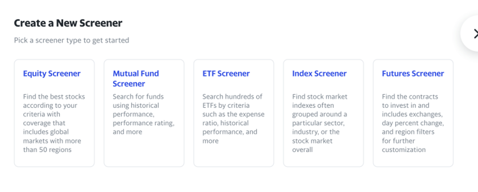 Stock Screeners - Yahoo Finance