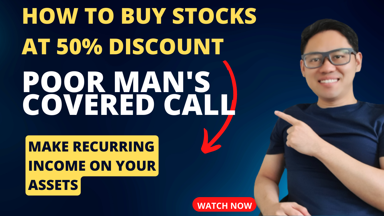 How to buy Stocks at a 50% discount using the Poor Man's Covered Call Strategy 1