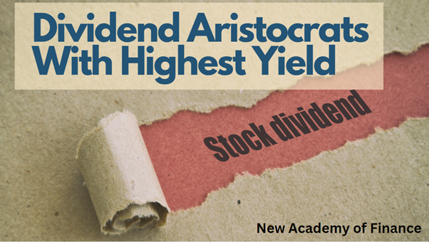 Dividend Aristocrats with highest yield